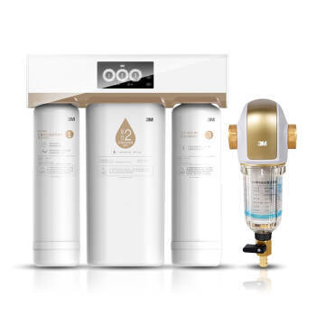 3M R8-39G+ RO反渗透净水机与BFS3-40GL前置全屋净水套装 打造健康家庭饮水新体验